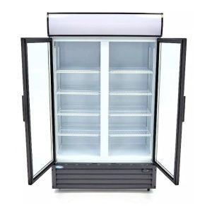 ARMARIO DE 2 PUERTAS EXPOSITOR REFRIGERADO. VENTILADO vte 2 Puertas Abierto