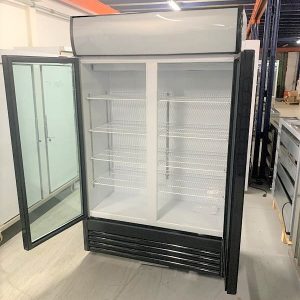 Armario expositor refrigerado 2 puertas para restaurantes