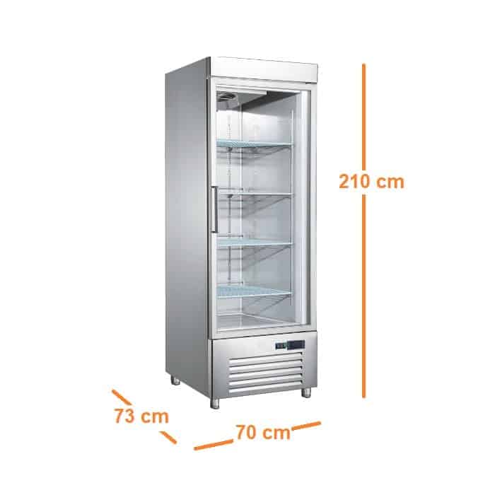 ARMARIO DE 1 PUERTA EXPOSITOR DE CONGELACIÓN Medidas