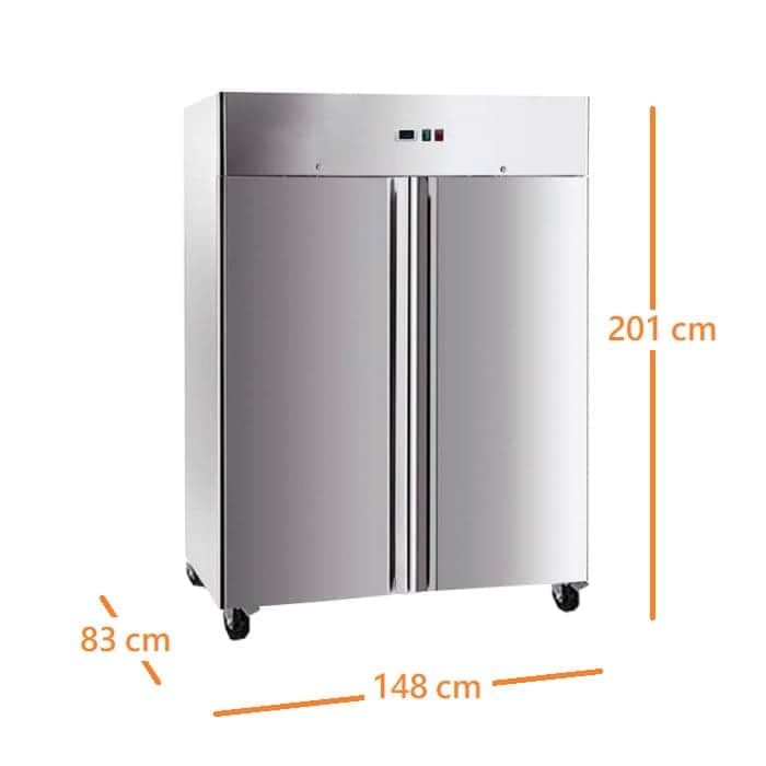 armario refrigerador 2 puertas serie americana con medidas