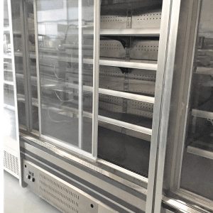 mural frigorifico lacteo acero inoxidable frontal lateral derecho