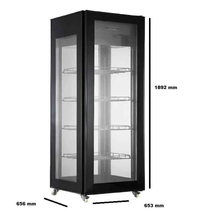 VINOTECA VERTICAL EXPOSITORA PARA 81 BOTELLAS - Imagen 2