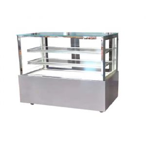 VITRINA EXPOSITORA REFRIGERDA CRISTAL RECTO. BLANCA. BEBIDAS, POSTRES Y LACTEOS. 3 MEDIDAS A ELEGIR MEDIANA