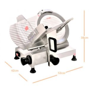 CORTADORA DE FIAMBRE PROFESIONAL DE 220MM medidas