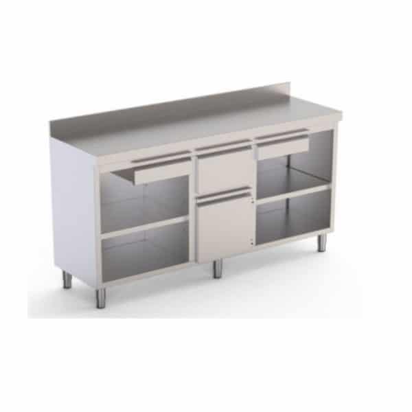 Mueble Cafetero Acero Inoxidable【3 Medidas a Elegir】