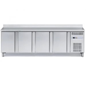 BAJO MOSTRADOR REFRIGERADO 4 PUERTAS - GN11 - FONDO 70 CM. FABRICACIÓN ESPAÑOLA FRENTE MOSTRAODOR
