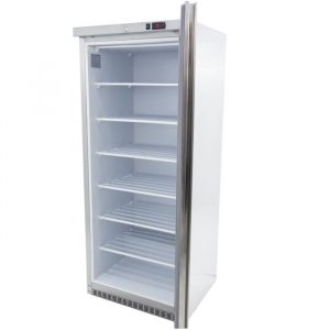 ARMARIO CONGELADOR ACERO INOXIDABLE - 7 ESTANTES FIJOS GN21 de 600 litros FABRICACION ESPAÑOLA ABIERTO