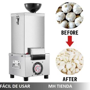 PELADOR DE AJOS ELÉCTRICO Fácil de Usar Antes y Después