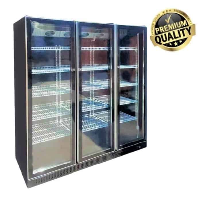 Nevera Puerta de Cristal Triple 【Premium Quality】 Alta Calidad